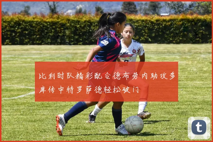 比利时队精彩配合德布劳内助攻多库传中特罗萨德轻松破门