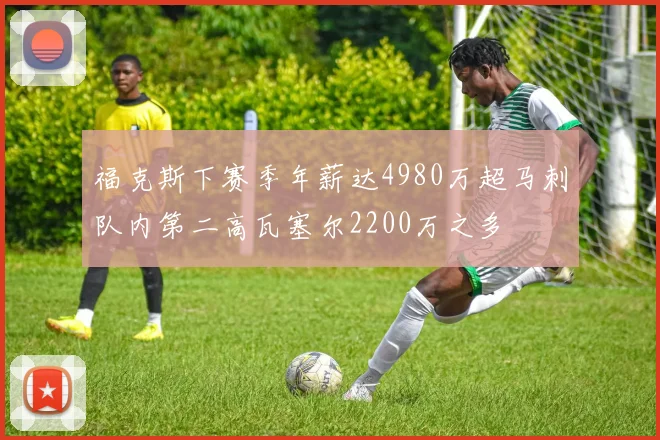 福克斯下赛季年薪达4980万超马刺队内第二高瓦塞尔2200万之多